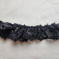 Black Lace Ruffle Trim