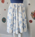 White Ocean-themed Skirt