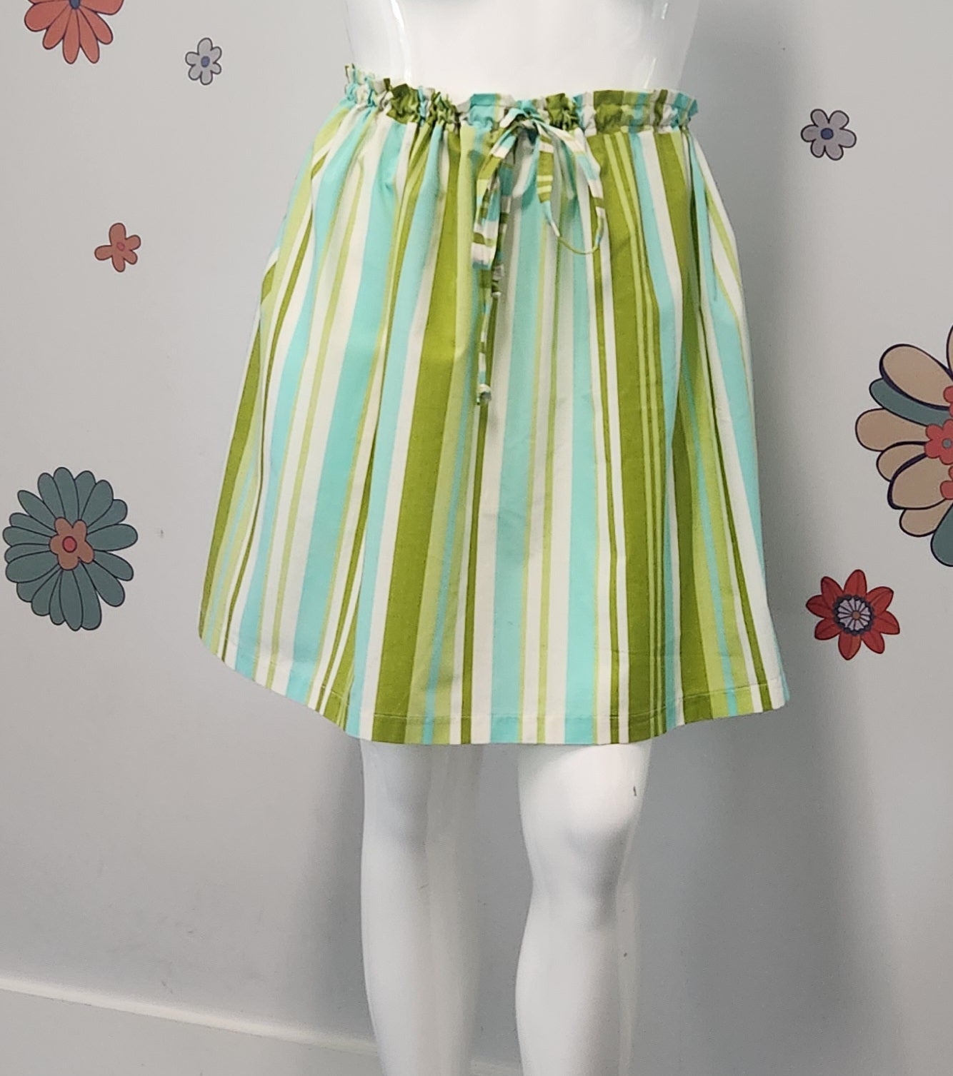 Adjustable Draw String Skirt with Pockets