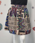 Wrap Skirt - Geometric Design